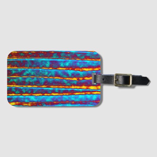 Zeer uniek Abstract patroon Bagagelabel (Voorkant (horizontaal))