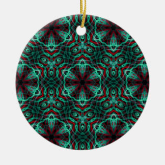 Zeer uniek cadeau, led-lichtpatroon keramisch ornament