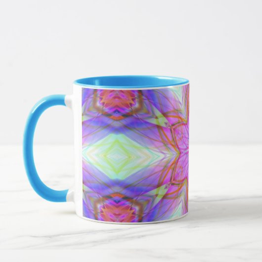 Zeer uniek cadeau, led-lichtpatroon mok (Links)