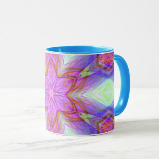 Zeer uniek cadeau, led-lichtpatroon mok (Voorkant rechts)