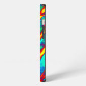 Zeer uniek COOL abstract patroon iPhone Hoesje (Linkerkant)