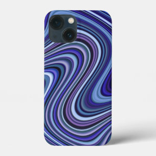 Zeer uniek patroon van blauw-waardebloerlijnpatroo Case-Mate iPhone case