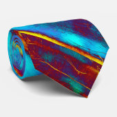 Zeer unieke koele Abstracte textuur Stropdas (Opgerold)