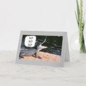 ZEER UPSET ALLIGATOR ZEGT DAT JE NIET *40* KUNT ZI KAART (Voorkant)