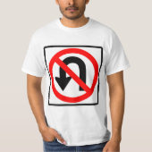 Zeer vaag Geen U Draai T-shirt (Voorkant)
