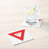 Zeer vage klassieke set van gelaatsteken kartonnen onderzetters (Insitu)