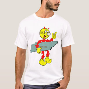 Zeer vage Reddy Kilowatt Tennessee T-Shirt