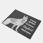 Zeer veelbelovende Duitse Shepherd Dog Deurmat (Schuin)