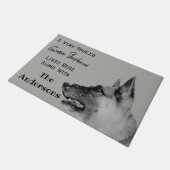 Zeer veelbelovende Duitse Shepherd Dog Deurmat (Schuin)