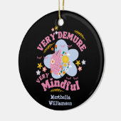 ZEER VEELEISEND ZEER MINDFUL bloemenwelzijn Keramisch Ornament (Links)