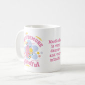 ZEER VEELEISEND ZEER MINDFUL bloemenwelzijn Koffiemok (Voorkant links)