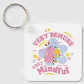 ZEER VEELEISEND ZEER MINDFUL bloemenwelzijn Sleutelhanger (Voorkant)