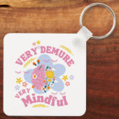 ZEER VEELEISEND ZEER MINDFUL bloemenwelzijn Sleutelhanger (Achterkant)