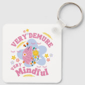 ZEER VEELEISEND ZEER MINDFUL bloemenwelzijn Sleutelhanger (Achterkant)