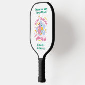 ZEER VEELEISENDE ZEER MINDFUL Bloemen Pickleball Paddle (Links)