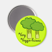 Zeer veggie plantaardige broccoli kunst magneet (Voorkant / Achterkant)