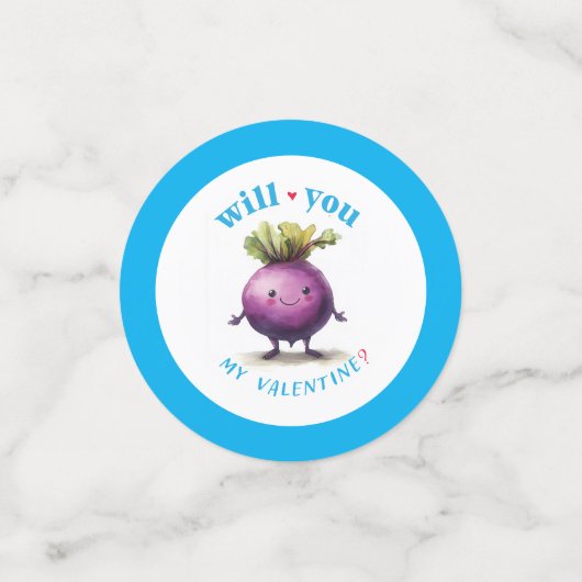 Zeer Veggie Valentijnse Confetti (Kleine voorkant)