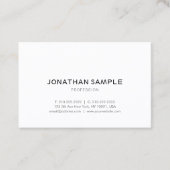 Zeer verfijnd Eenvoudig design, modern Visitekaartje (Voorkant)