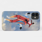 Zeer vette clown Jester iPhone Case (Achterkant (horizontaal))
