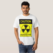 Zeer vette RADIOACTIEVE Twitter-straalbuis T-shirt (Voorkant volledig)