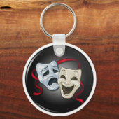Zeer vette theatermasker, comedy & tragedie, Sleut Sleutelhanger (Voorkant)