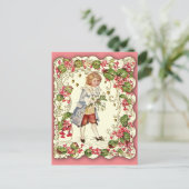 Zeer  Victoriaans Valentijn kaart (Staand voorkant)