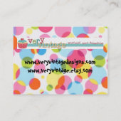 Zeer  visitekaartje (Achterkant)