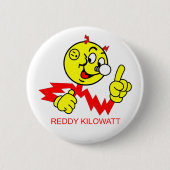 Zeer vlootige Kilowatt-Button Ronde Button 5,7 Cm (Voorkant)