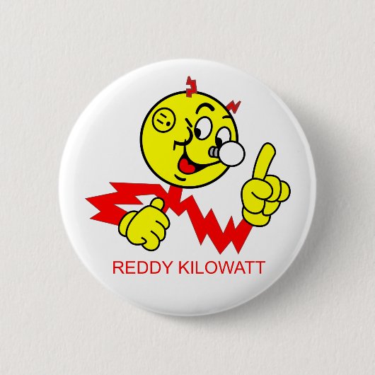 Zeer vlootige Kilowatt-Button Ronde Button 5,7 Cm (Voorkant)