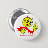 Zeer vlootige Kilowatt-Button Ronde Button 5,7 Cm (Voorkant /achterkant)