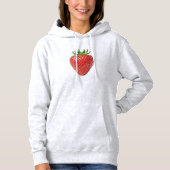 Zeer vriendelijke Strawberry Lover Quote Basic Hoo Hoodie (Voorkant)
