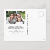 Zeer Vrolijk 4 Foto Kerst Rood Feestdagenkaart (Achterkant)