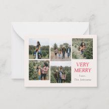 Zeer vrolijk 5 foto collage