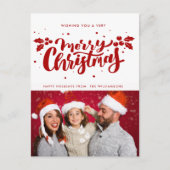 Zeer vrolijk kerst briefkaart (Voorkant)