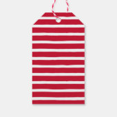 Zeer Vrolijk Kerst Foto Gift Labels | Rood Cadeaulabel (Achterkant)