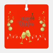 Zeer vrolijk kerstboom Ornament (Voorkant)