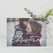 Zeer vrolijk kerstkaart (Staand voorkant)