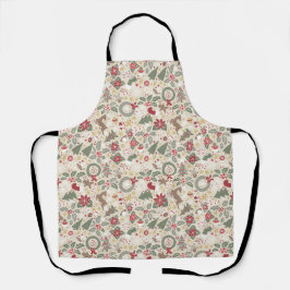 Zeer vrolijk maximalistisch kerst Schort