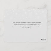 Zeer vrolijke aankondiging van de feestdag briefkaart (Achterkant)