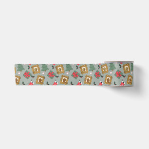 Zeer vrolijke Doodles Vintage Goldendoodle Kerstmi Satijnen Lint