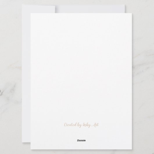 Zeer Vrolijke Elfen Party Uitnodiging 6.5 "x 8 (Achterkant)