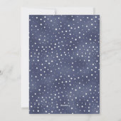 Zeer Vrolijke Faux Folie Een Foto Religieuze Kerst Feestdagenkaart (Achterkant)