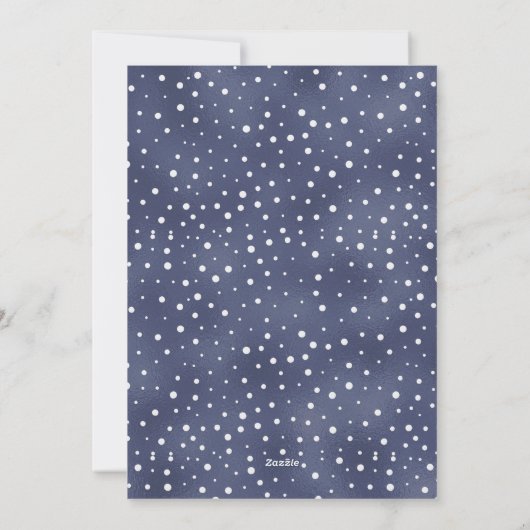 Zeer Vrolijke Faux Folie Een Foto Religieuze Kerst Feestdagenkaart (Achterkant)