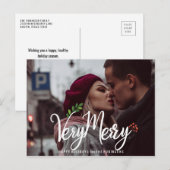 Zeer vrolijke feestdagen elegant (Voorkant / Achterkant)