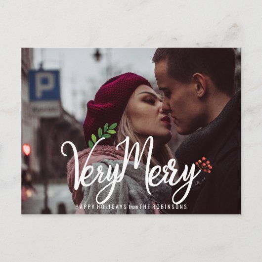 Zeer vrolijke feestdagen elegant (Voorkant)