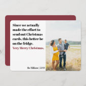 Zeer vrolijke grappige kerstkaart (Voorkant / Achterkant)