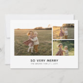 Zeer vrolijke kerst lieve Kinder foto Feestdagenkaart (Voorkant)