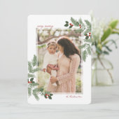 Zeer vrolijke kerstkaart kaart (Staand voorkant)