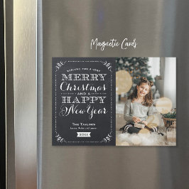 Zeer Vrolijke Kerstmis Magnetische Fotokaart