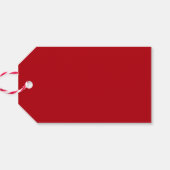 Zeer Vrolijke Kerstmis Script Vakantie Cadeaulabel (Achterkant Horizontaal)